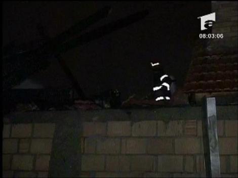 Incendiu de proportii in Zarnesti