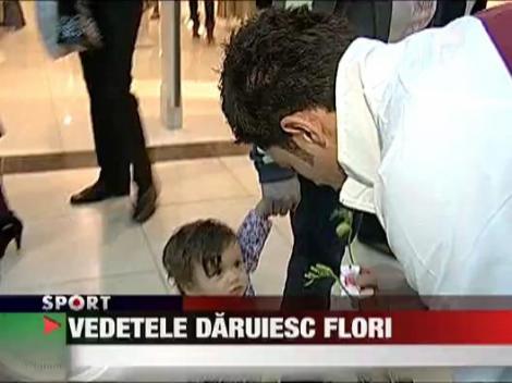 Rapidistii daruiesc flori