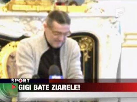 Gigi bate iar ziarele