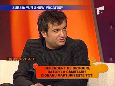 Razvan Ciobanu, cu cartile pe fata la "Un show pacatos"