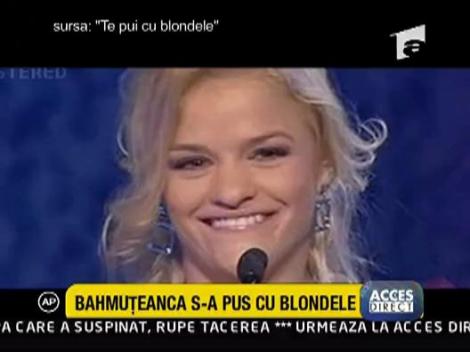 Reactia Adrianei Bahmuteanu, provocata de o blonda