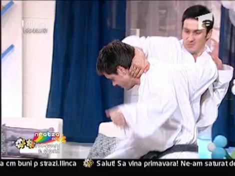 Demonstratie a campionilor mondiali la karate