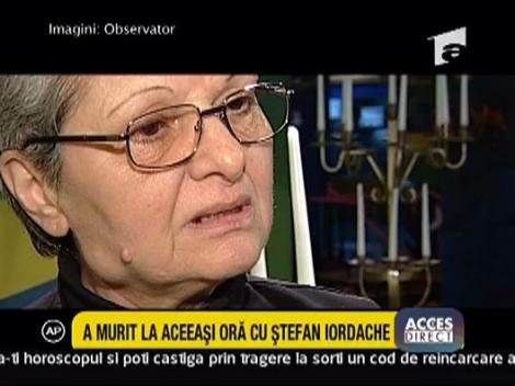A murit la aceeasi ora cu Stefan Iordache