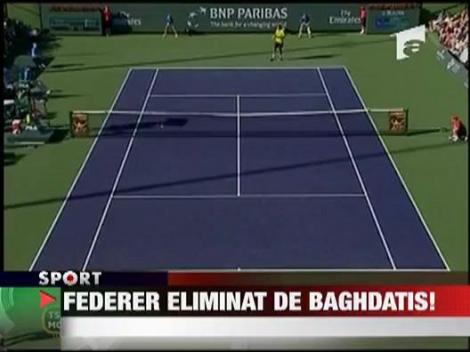 Roger Federer a fost eliminat de la Indian Wells