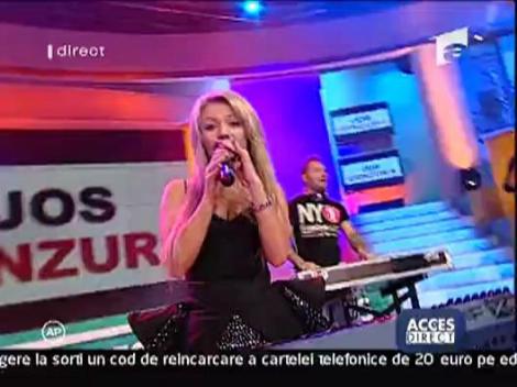 Kristine si DJ Rabinu au cantat la Acces Direct