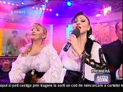 Ileana Ciuculete si Mihaela Staicu au cantat la Acces Direct