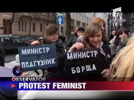 Protest feminist in Ucraina