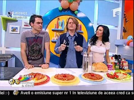 Vladut a pregatit fasole batuta cu pasta de tofu italiana