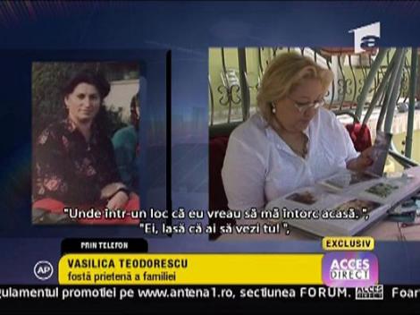 O vecina: "Dupa revolutie, d-na Zavoranu a luat-o razna"