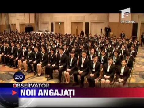 Noii angajati japonezi au jurat loialitate