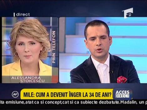 Sandra Stoicescu, cu lacrimi in ochi: "Mile a fost un barbat frumos"