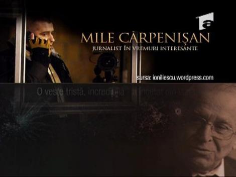 Mesaje de adio pentru Mile Carpenisan