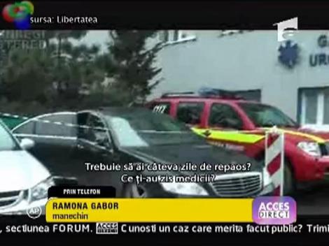 Ramona Gabor, operata urgent pentru chist ovarian