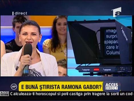 Ramona Gabor si-a demonstrat abilitatile de stirista