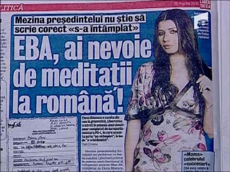 Mircea Badea despre gresilele gramaticale ale Elenei Basescu