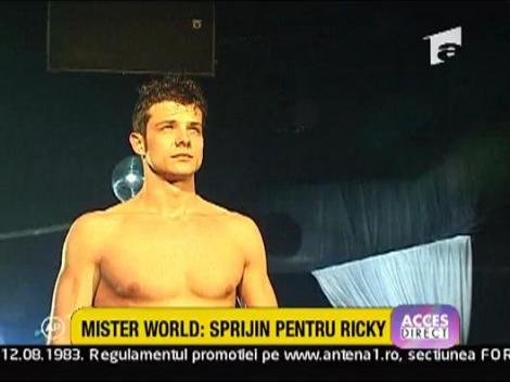 Mister World: Sprijin pentru Ricky