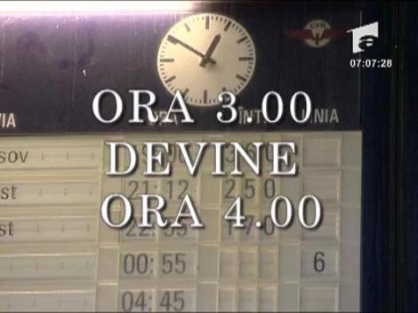 Romania a trecut la ora de vara