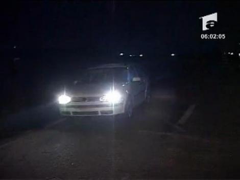 Un politist a lovit si a fugit