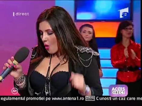 Bianca Rus a cantat la Acces Direct