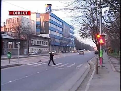 Treceri de pietoni pline cu semne de circulatie