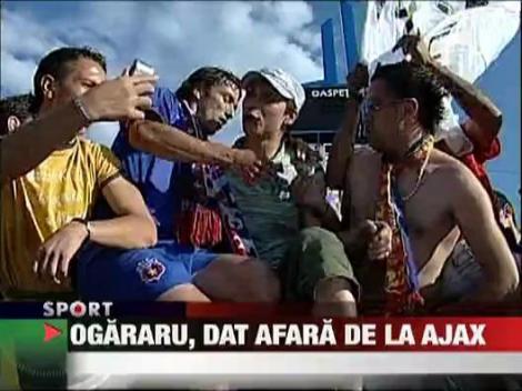 Ogararu e pe lista  neagra la Ajax