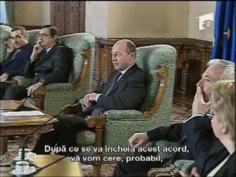 Basescu mai vrea bani de la FMI