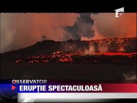 Eruptie spectaculoasa