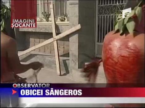 Ritual sangeros in Vinerea Mare- IMAGINI SOCANTE