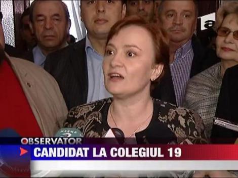 Liliana Minca si-a depus candidatura pentru colegiul 19