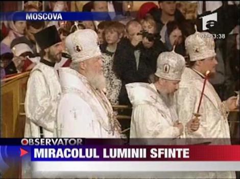 Miracolul luminii sfinte