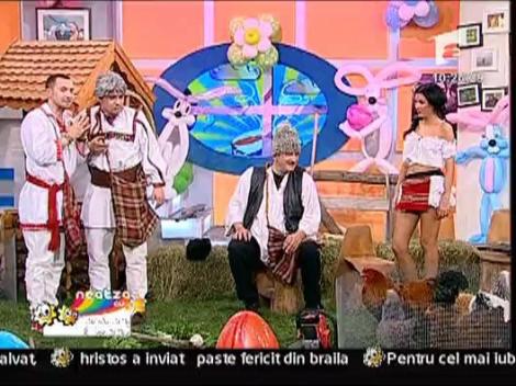 Dani prezinta animalele din studio, Razvan vrea sa le taie