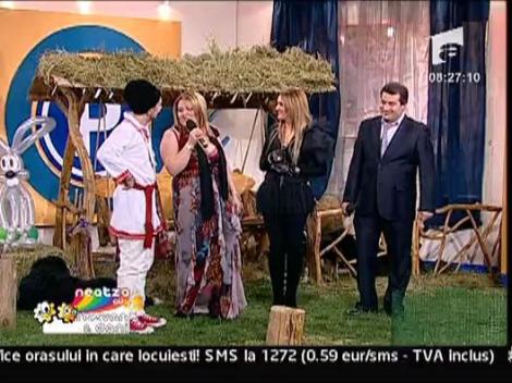 Viorica din Clejani il invata pe Dani cum sa mulga capra