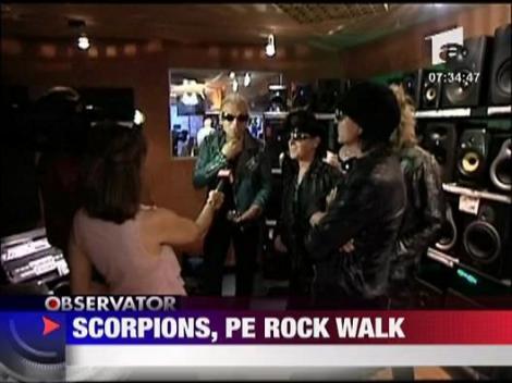 Scorpions, pe "Hollywood Rock Walk"