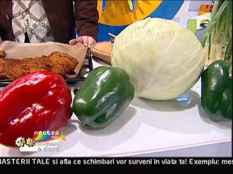 Vladut a gatit snitel rebel