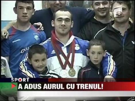 Antonio a adus aurul cu trenul