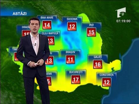 Vremea zilei de 11 aprilie