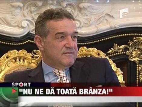 Gigi Becali: "Mitica nu ne da toata branza"