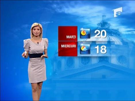 Vremea inceputului de saptamana