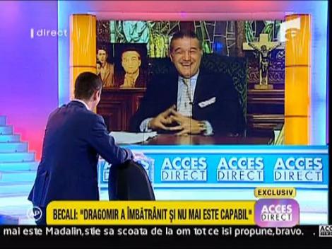 Gigi Becali: "Dragomir ne da mielul"