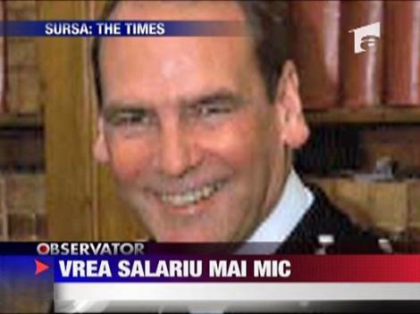 Sef de politie din Marea Britanie vrea un salariu mai mic