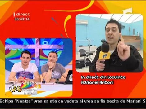 In direct din locuinta Adrianei Antoni