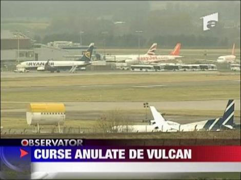 Mii de zboruri europene sunt anulate din cauza eruptiei unui vulcan
