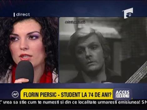 Florin Piersic - student la 74 de ani