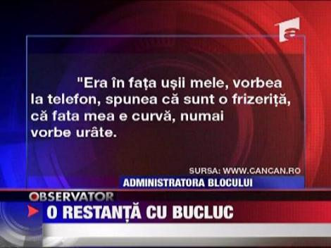 Scandalul restantelor la intretinere ale Crinei Matei continua.