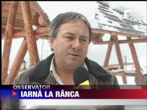 Iarna a revenit la Ranca
