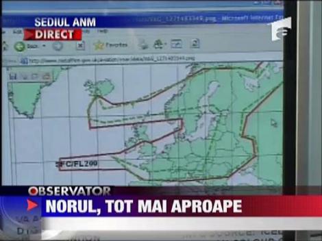 Norul de cenusa cuprinde Romania - UPDATE