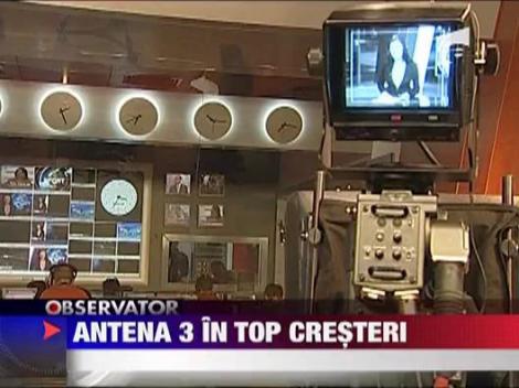 Antena 3 in top cresteri