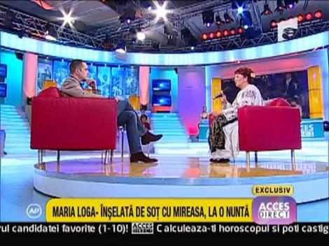 Maria Loga, inselata de sot cu o mireasa, la o nunta
