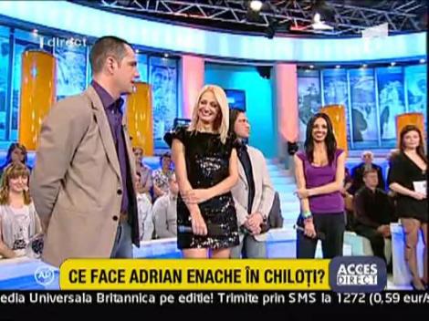 Adrian Enache surprins in chiloti