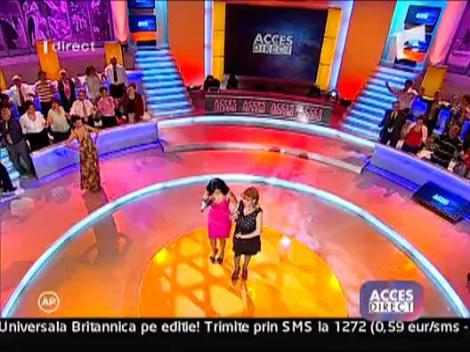 Ileana Ciuculete si Mihaela Staicu au cantat la Acces Direct